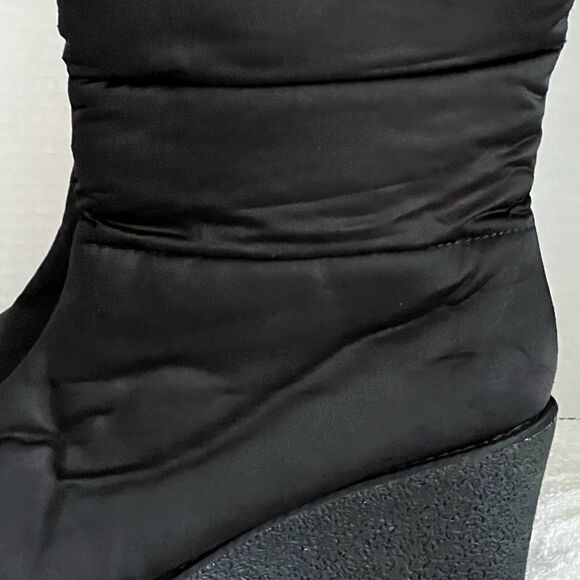 New Unworn Kate Spade Black Cagney New York Puffer Boots Sz 11 - Picture 9 of 10